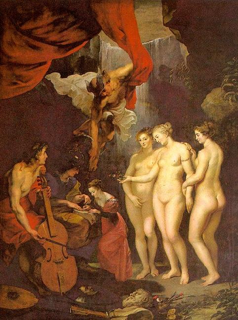 Peter Paul Rubens The Education of Marie de Medici Spain oil painting art